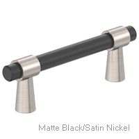 Matte Black/Satin Nickel